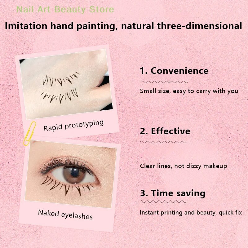 1 par silikonskih štambilja za trepavice Diy Ekstenzije za donje trepavice Alat za početničko šminkanje očiju Praktičan Prirodno Lako za umjetne trepavice