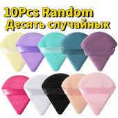 Triangle Velvet Powder Mini spužvica za šminkanje lica Kozmetika Perivi lagani alat za šminkanje za lice Sjenilo za oblikovanje očiju 1/5/10