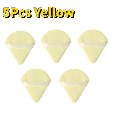 Triangle Velvet Powder Mini spužvica za šminkanje lica Kozmetika Perivi lagani alat za šminkanje za lice Sjenilo za oblikovanje očiju 1/5/10