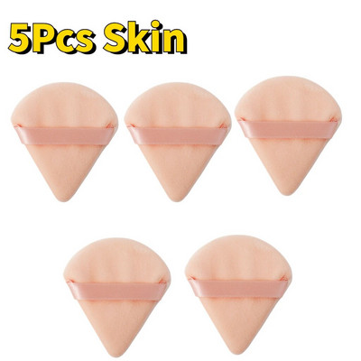 Triangle Velvet Powder Mini spužvica za šminkanje lica Kozmetika Perivi lagani alat za šminkanje za lice Sjenilo za oblikovanje očiju 1/5/10