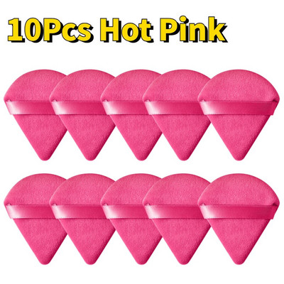 Triangle Velvet Powder Mini spužvica za šminkanje lica Kozmetika Perivi lagani alat za šminkanje za lice Sjenilo za oblikovanje očiju 1/5/10