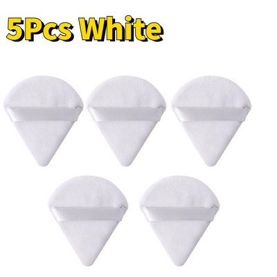 Triangle Velvet Powder Mini spužvica za šminkanje lica Kozmetika Perivi lagani alat za šminkanje za lice Sjenilo za oblikovanje očiju 1/5/10