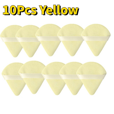 Triangle Velvet Powder Mini spužvica za šminkanje lica Kozmetika Perivi lagani alat za šminkanje za lice Sjenilo za oblikovanje očiju 1/5/10