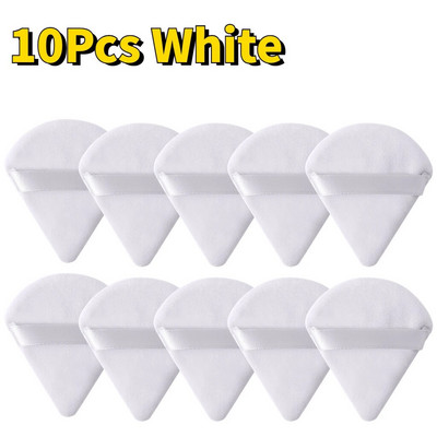 Triangle Velvet Powder Mini spužvica za šminkanje lica Kozmetika Perivi lagani alat za šminkanje za lice Sjenilo za oblikovanje očiju 1/5/10