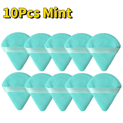 Triangle Velvet Powder Mini spužvica za šminkanje lica Kozmetika Perivi lagani alat za šminkanje za lice Sjenilo za oblikovanje očiju 1/5/10