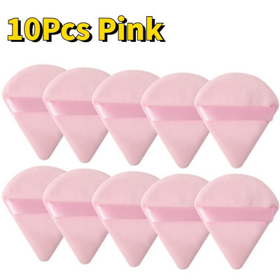 Triangle Velvet Powder Mini spužvica za šminkanje lica Kozmetika Perivi lagani alat za šminkanje za lice Sjenilo za oblikovanje očiju 1/5/10
