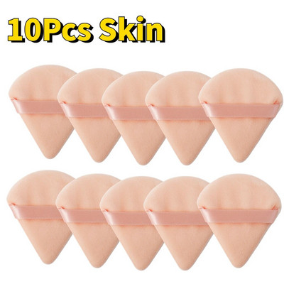 Triangle Velvet Powder Mini spužvica za šminkanje lica Kozmetika Perivi lagani alat za šminkanje za lice Sjenilo za oblikovanje očiju 1/5/10