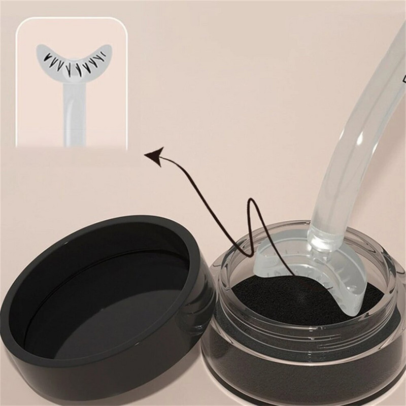 „Pasidaryk pats“ blakstienos Netepantis silikoninis blakstienų antspaudas apatinėms blakstienoms. Kasdieniai natūralūs veido išvaizdos reikmenys, skirti pasimatymams