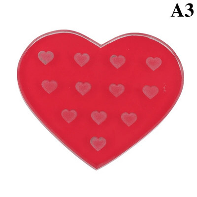 1 kom Heart Staklena brtva Stalak za umjetne trepavice Jastučić za držač ljepila Ljepilo za proširenje trepavica Pasta za ljepilo Jastučić za šminkanje