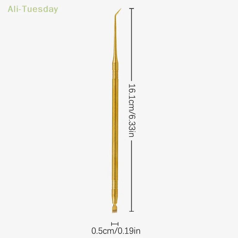 1 kom. Aplikator za podizanje trepavica od nehrđajućeg čelika Štapić za trajnu trepavica s češljem za trepavice za povećanje volumena trajne za podizanje trepavica