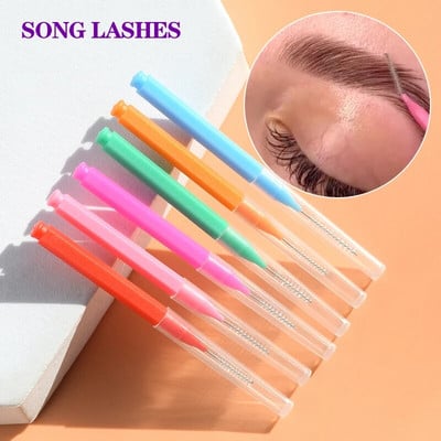 Songlashes Eyebrow Brush Масова цветна четка за вежди Издръжливи висококачествени меки удобни инструменти за грим