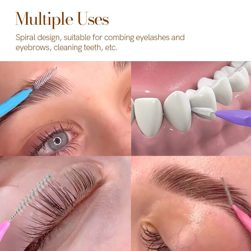 Songlashes Perie pentru sprâncene în vrac Perie colorată pentru sprâncene Durabilă, de înaltă calitate, moale, confortabilă, Instrumente de machiaj