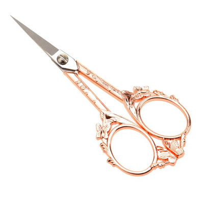 Male škare od nehrđajućeg čelika u obliku leptira DIY ručna glava konca Klasične škare Frizerske škare za ubod u križ