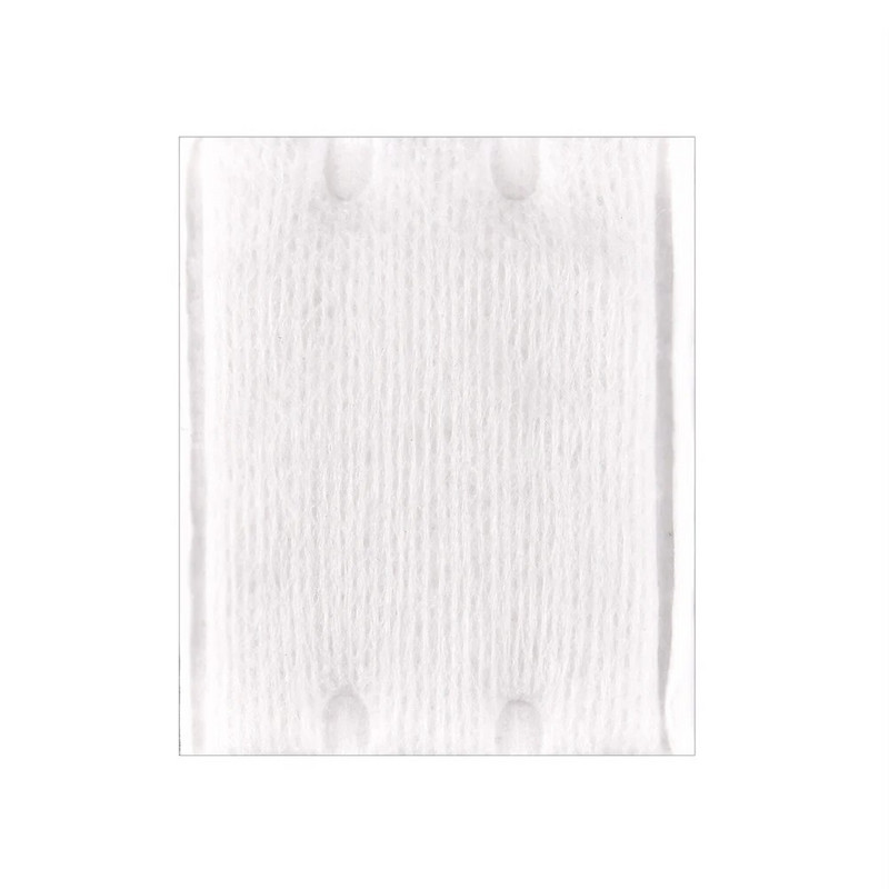 100 komada 3 sloja dvostrane pamučne jastučiće za šminku Zapečaćene pamučne puff Nail Art Putni paket Kozmetika Uklonite pamučne jastučiće s vrećicom