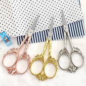 Vintage škare od nehrđajućeg čelika Leptir šivaće škare Križni šav krojačke škare za tkaninu DIY alati za šivanje