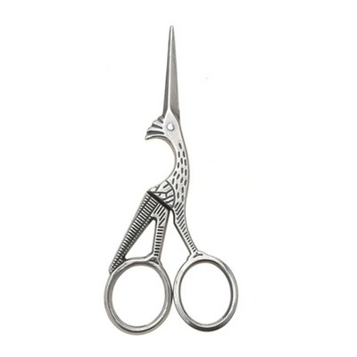 Retro ždral, usta, roda, škare, ptica, križni vez, antikne, vintage šivaće škare, konci za pecanje, rezač pređe, alati za škare
