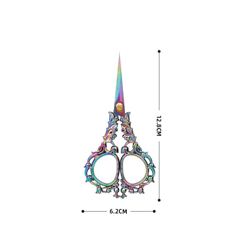 Krojačke škare od nehrđajućeg čelika Vintage oblika Visokokvalitetne zanatske škare Pribor za šivanje i dodaci Škare za vezenje