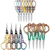 Gradijent zelene škare za šivanje od nehrđajućeg čelika Konac po mjeri Tkanina za vezenje Škare za kućanski šivaći pribor