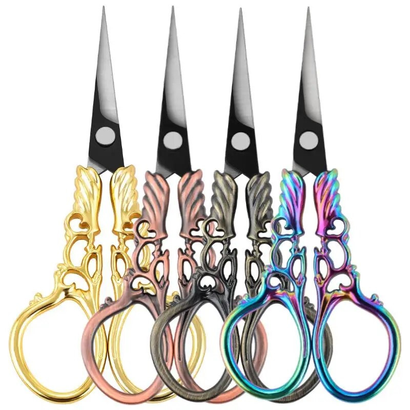 Gradijent zelene škare za šivanje od nehrđajućeg čelika Konac po mjeri Tkanina za vezenje Škare za kućanski šivaći pribor