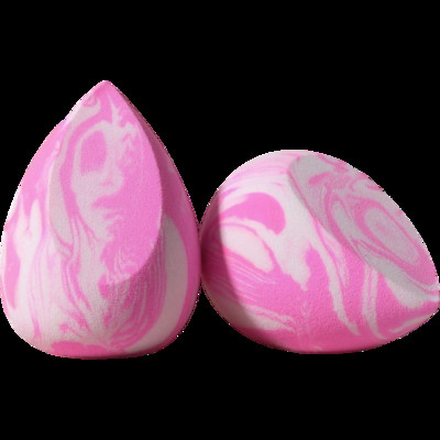 2 db Sminkszivacs Márványos Vízcsepp Shape Alapozó Korrektor Szivacskeverék Púder Kozmetikai Puff Make Up Blender
