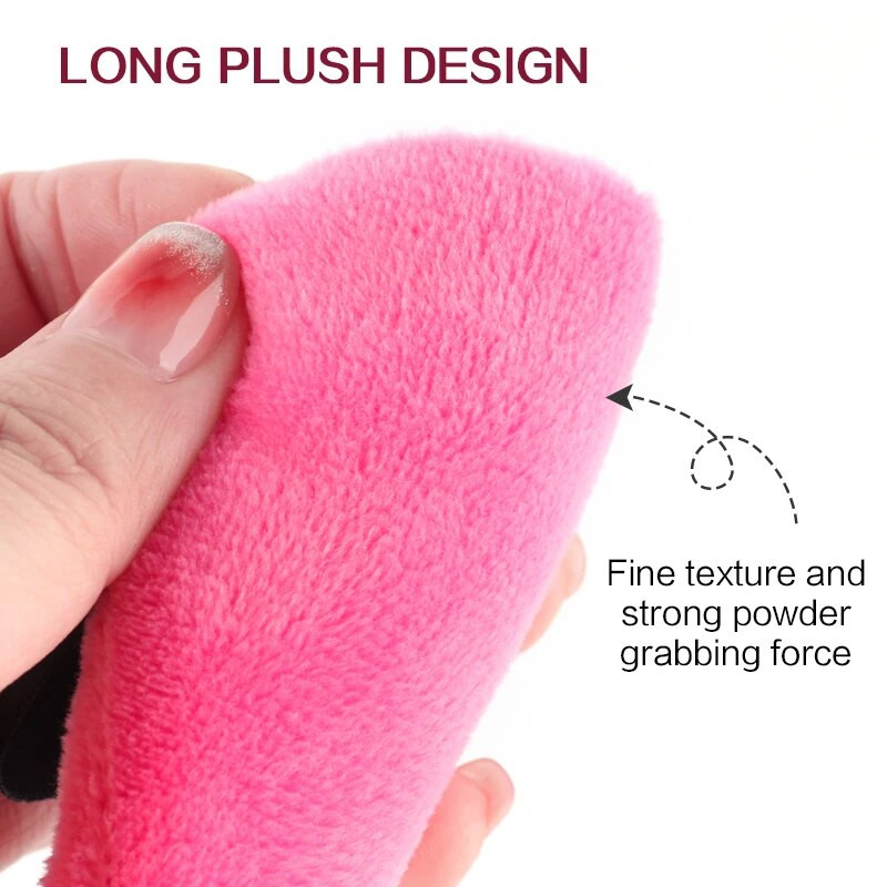 2 buc. Pudră de față triunghiulară Mini Burete de machiaj pentru față Cosmetice Bumbac moale Pudră de față Puf de catifea lavabil Instrumente de machiaj pentru puf