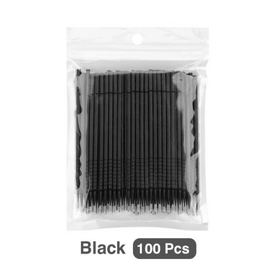 100 бр./чанта Микрочетка за еднократна употреба Удължаване на мигли Индивидуален тампон за премахване на мигли Микрочетка за инструменти за удължаване на мигли