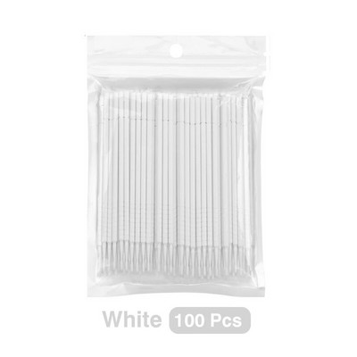 100 бр./чанта Микрочетка за еднократна употреба Удължаване на мигли Индивидуален тампон за премахване на мигли Микрочетка за инструменти за удължаване на мигли