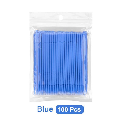 100 бр./чанта Микрочетка за еднократна употреба Удължаване на мигли Индивидуален тампон за премахване на мигли Микрочетка за инструменти за удължаване на мигли