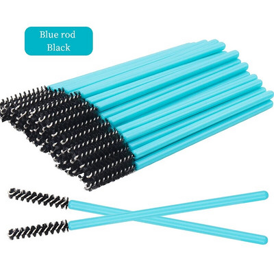 50db eldobható szempilla kefe Crystal szemöldök smink MicroBrush gyémánt nyél szempillaspirál pálca applikátor szempilla hosszabbító eszköz