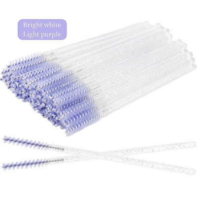 50db eldobható szempilla kefe Crystal szemöldök smink MicroBrush gyémánt nyél szempillaspirál pálca applikátor szempilla hosszabbító eszköz