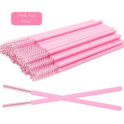 50db eldobható szempilla kefe Crystal szemöldök smink MicroBrush gyémánt nyél szempillaspirál pálca applikátor szempilla hosszabbító eszköz
