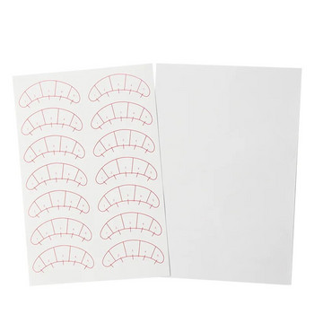 70 чифта/пакет Хартиени лепенки за удължаване на мигли Присадени подложки за очи за мигли Практически лепенки Съвети за очи Стикери Обвивки Инструменти за грим