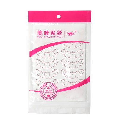 70 чифта/пакет Хартиени лепенки за удължаване на мигли Присадени подложки за очи за мигли Практически лепенки Съвети за очи Стикери Обвивки Инструменти за грим