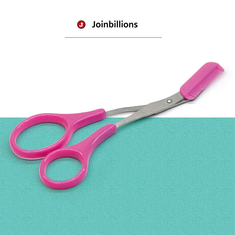 Ножица за гримиране на вежди от неръждаема стомана