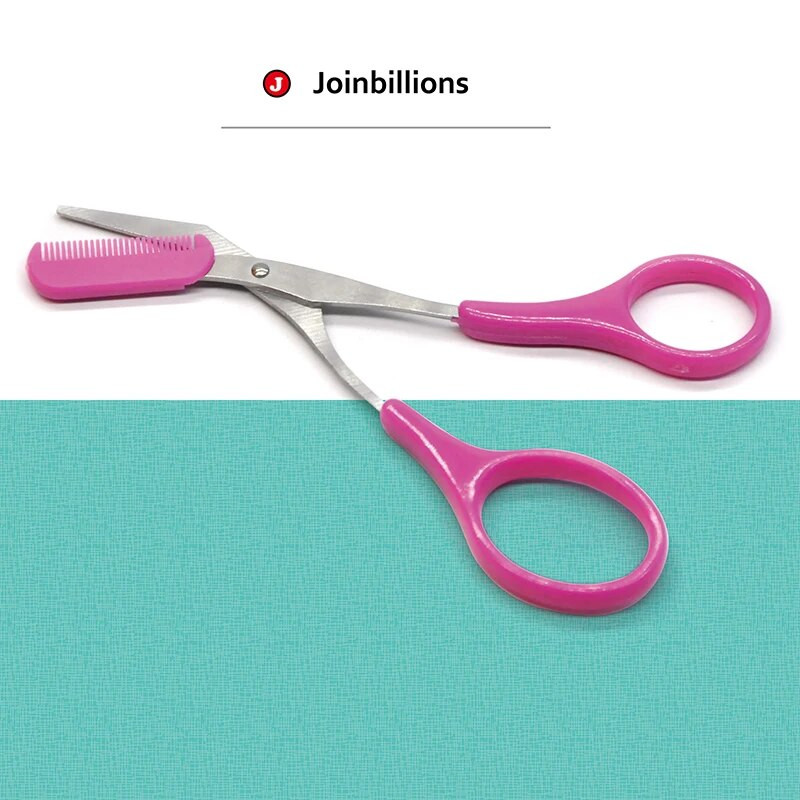 Ножица за гримиране на вежди от неръждаема стомана