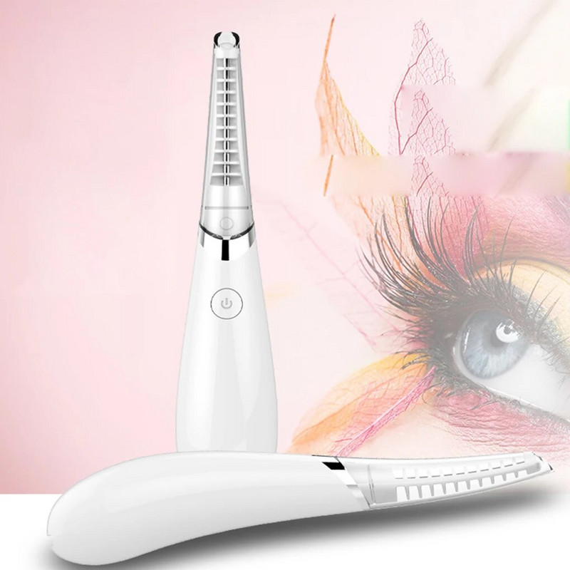 Електрическа нагреваема въртяща се извивачка за мигли USB акумулаторна дълготрайна извивка на миглите Инструменти за четка за грим