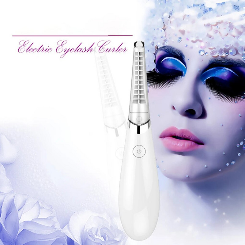 Електрическа нагреваема въртяща се извивачка за мигли USB акумулаторна дълготрайна извивка на миглите Инструменти за четка за грим