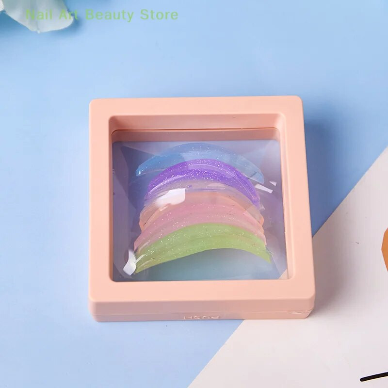 6 чифта комплект за повдигане на мигли за многократна употреба Силиконова подложка за ламиниране Пръчки за къдрене на мигли 3D подложка за извиване на мигли Инструмент за грим