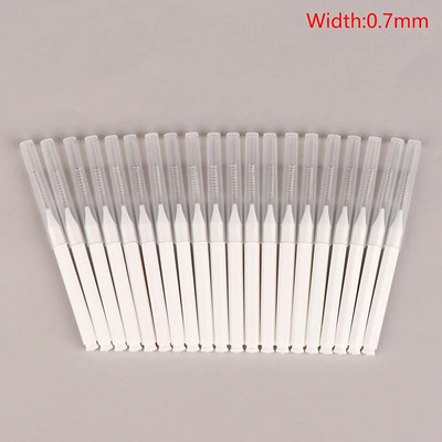 20 бр. Мини четка за вежди Четка за къдрене на вежди Еднократни четки за повдигане на вежди Сгъваема микро четка за мигли Апликатори Инструменти за грим