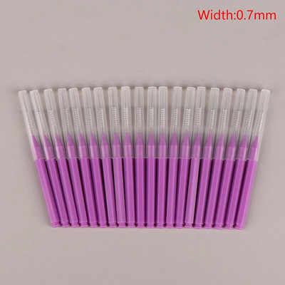 20 бр. Мини четка за вежди Четка за къдрене на вежди Еднократни четки за повдигане на вежди Сгъваема микро четка за мигли Апликатори Инструменти за грим