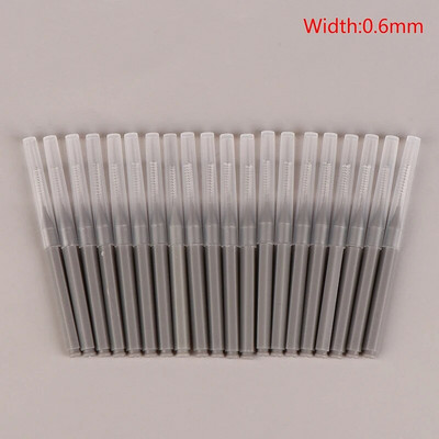 20 бр. Мини четка за вежди Четка за къдрене на вежди Еднократни четки за повдигане на вежди Сгъваема микро четка за мигли Апликатори Инструменти за грим