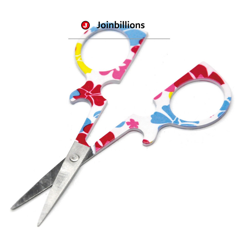 Оцветена ножица за грим от неръждаема стомана