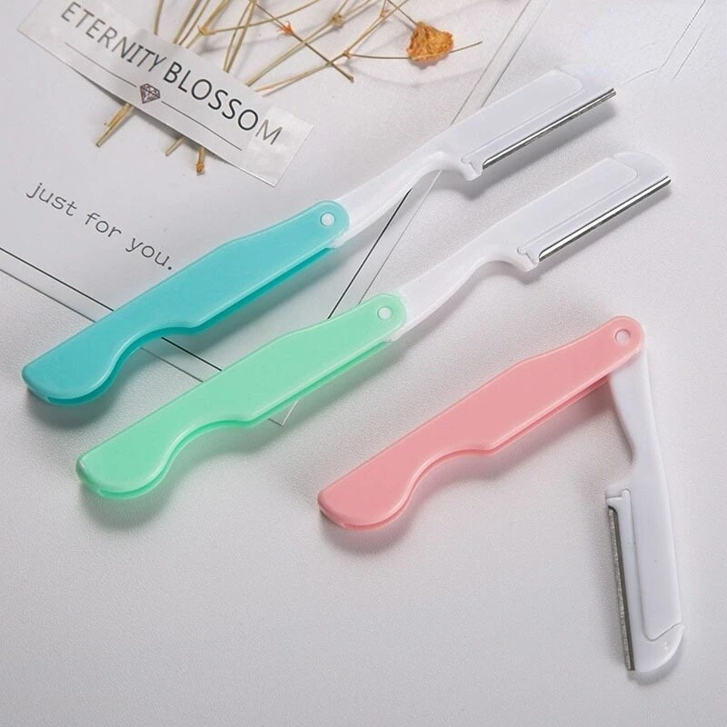 3PCS/Lot Дамски бръснач за лице Лице Тримери за вежди Ножчета Самобръсначка Грим Инструменти за красота