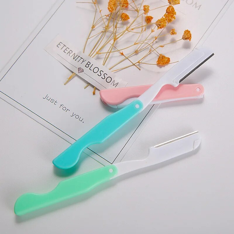 3PCS/Lot Дамски бръснач за лице Лице Тримери за вежди Ножчета Самобръсначка Грим Инструменти за красота