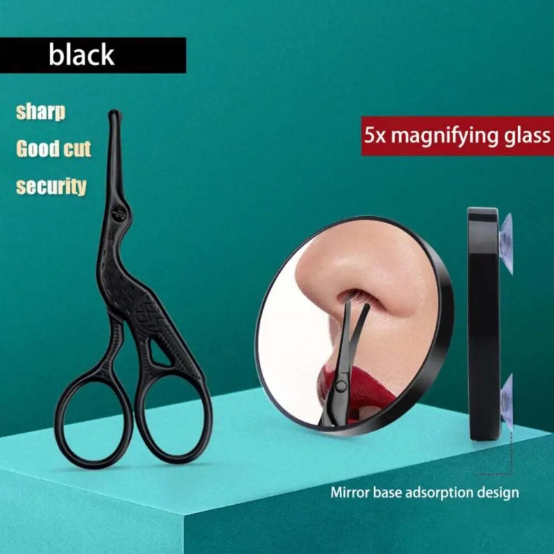 Ножици Инструмент за грим Подстригване на лицето Инструменти за обезкосмяване на лицето Тримери за косми в носа Мигли Епилатор Косми в носа Бръснене Подстригване на вежди