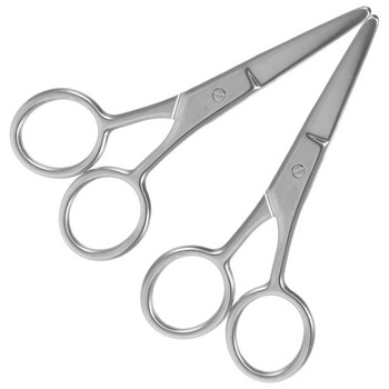 Ножица Малък тример за вежди Инструмент за подстригване от неръждаема стомана Красота на миглите Бръснарка