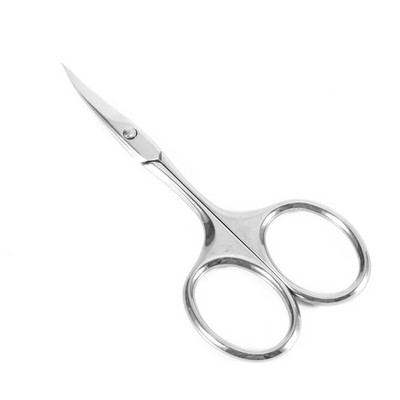 Извито острие Ножица за вежди Ножица за нокти от неръждаема стомана Мигли Малък маникюр Средство за премахване на кутикула Пинсета Грим Инструмент за красота