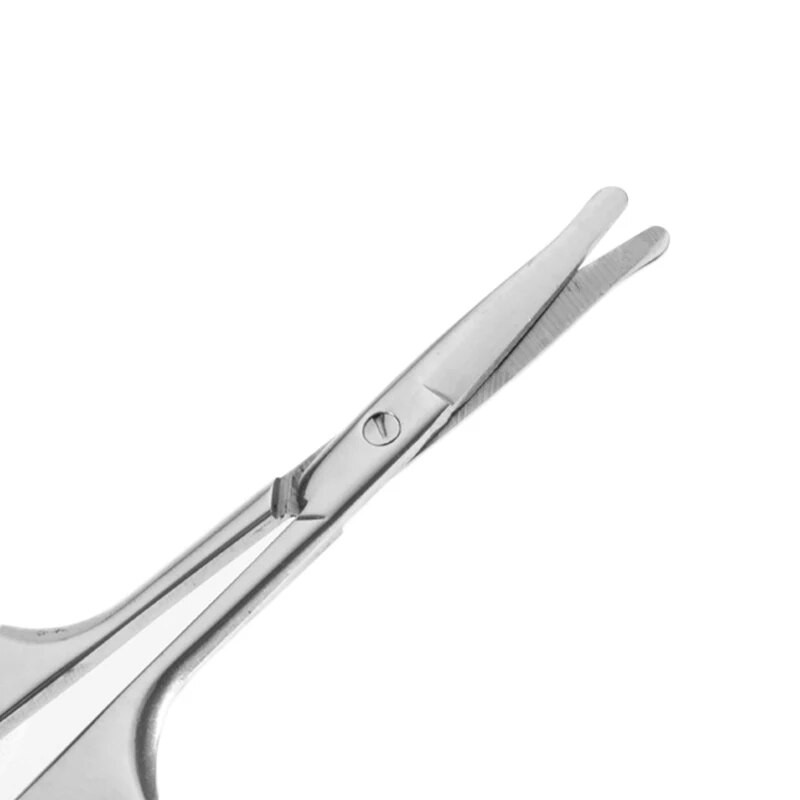 Извито острие Ножица за вежди Ножица за нокти от неръждаема стомана Мигли Малък маникюр Средство за премахване на кутикула Пинсета Грим Инструмент за красота