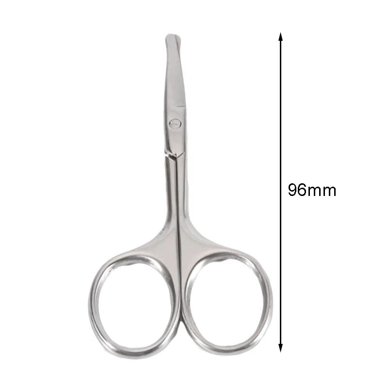 Извито острие Ножица за вежди Ножица за нокти от неръждаема стомана Мигли Малък маникюр Средство за премахване на кутикула Пинсета Грим Инструмент за красота