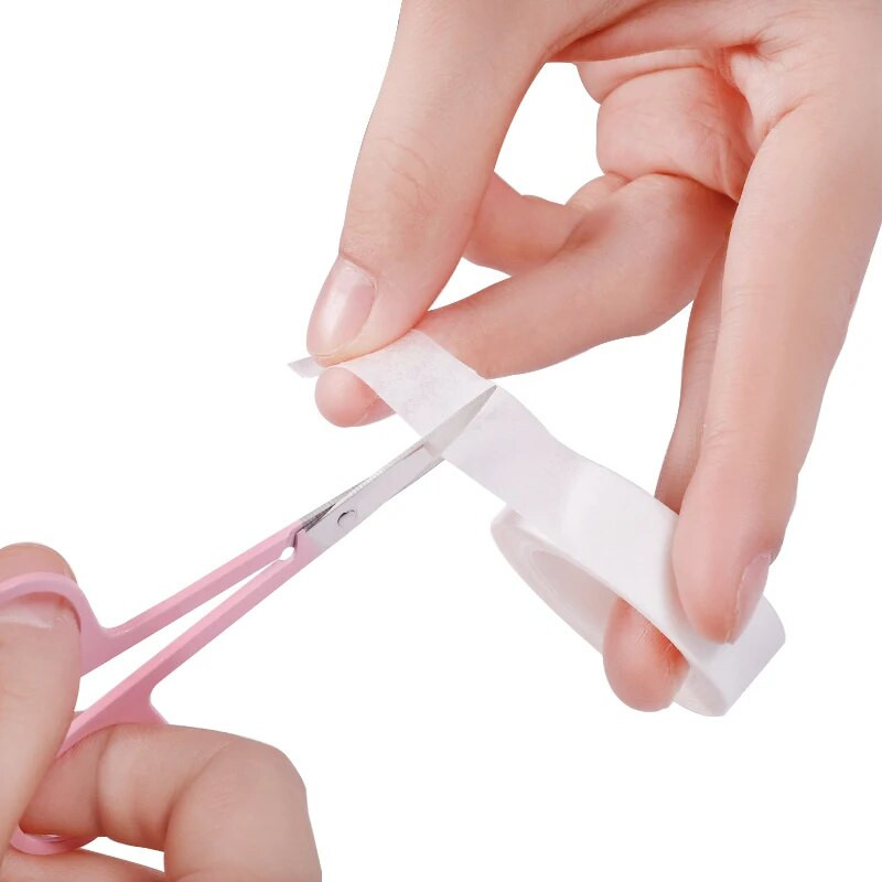 Ножици за вежди Инструменти за нокти от неръждаема стомана Ножици за вежди Нос за мигли Мултифункционален тример за коса на лицето Грим Инструмент за красота